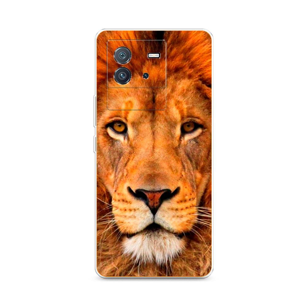 

Чехол на Vivo iQOO Neo6 "Благородный лев", Оранжевый, 266850-1