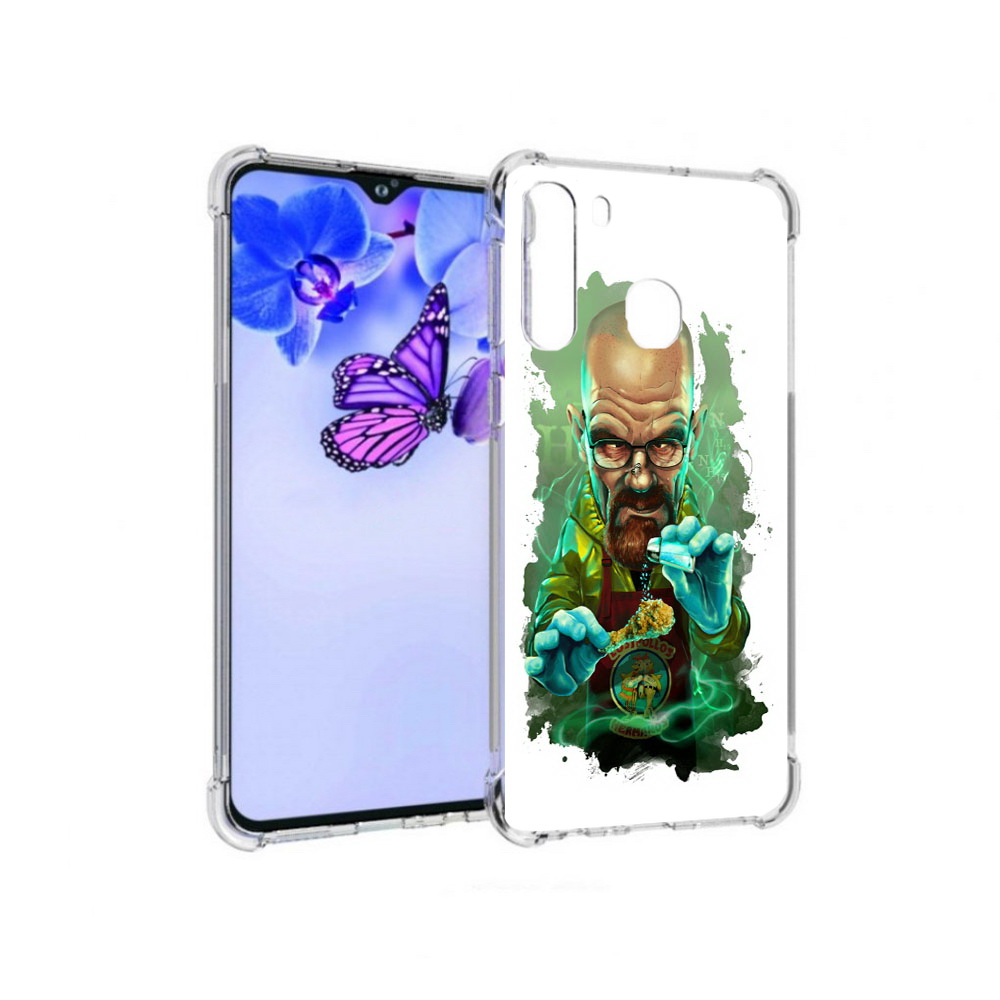 

Чехол MyPads Tocco для Samsung Galaxy A21 повар (PT226904.547.546), Прозрачный, Tocco