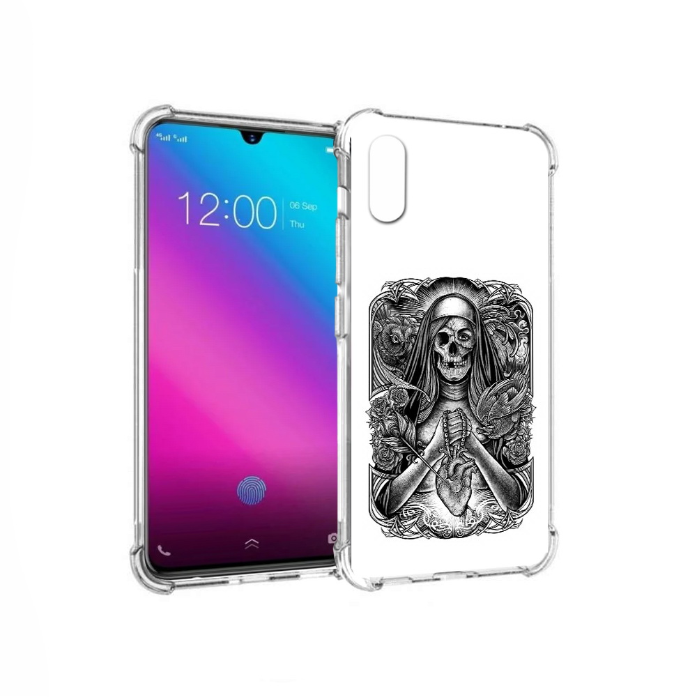 

Чехол MyPads Tocco для Vivo V11 скелет с сердцем (PT117900.427.603), Прозрачный, Tocco