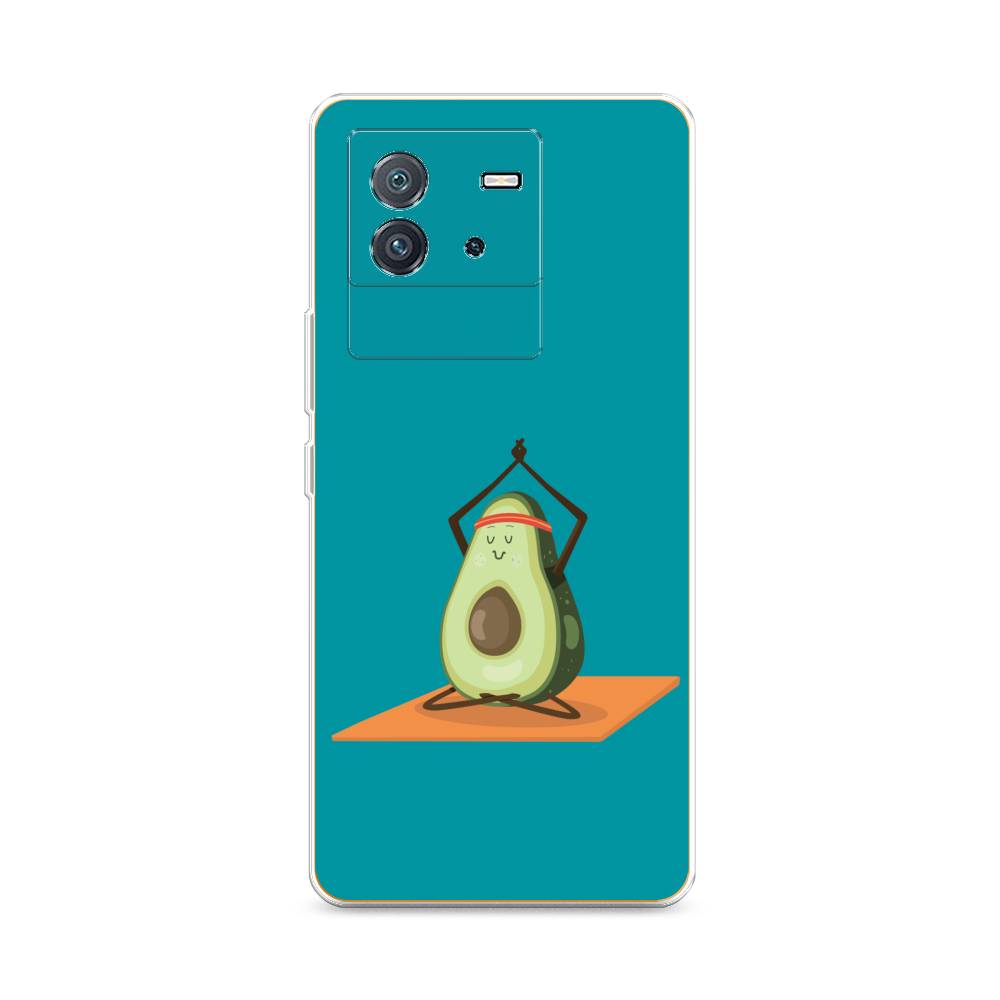 

Чехол на Vivo iQOO Neo6 "Расслабься с авокадо", Голубой, 266850-6