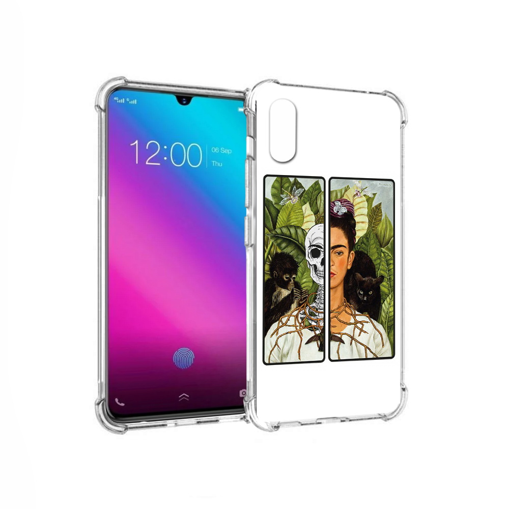 

Чехол MyPads Tocco для Vivo V11 сдвоенная картинка девушка скелет (PT117900.427.595), Прозрачный, Tocco