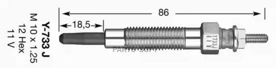 

Свеча накала NGK D-Power 6592