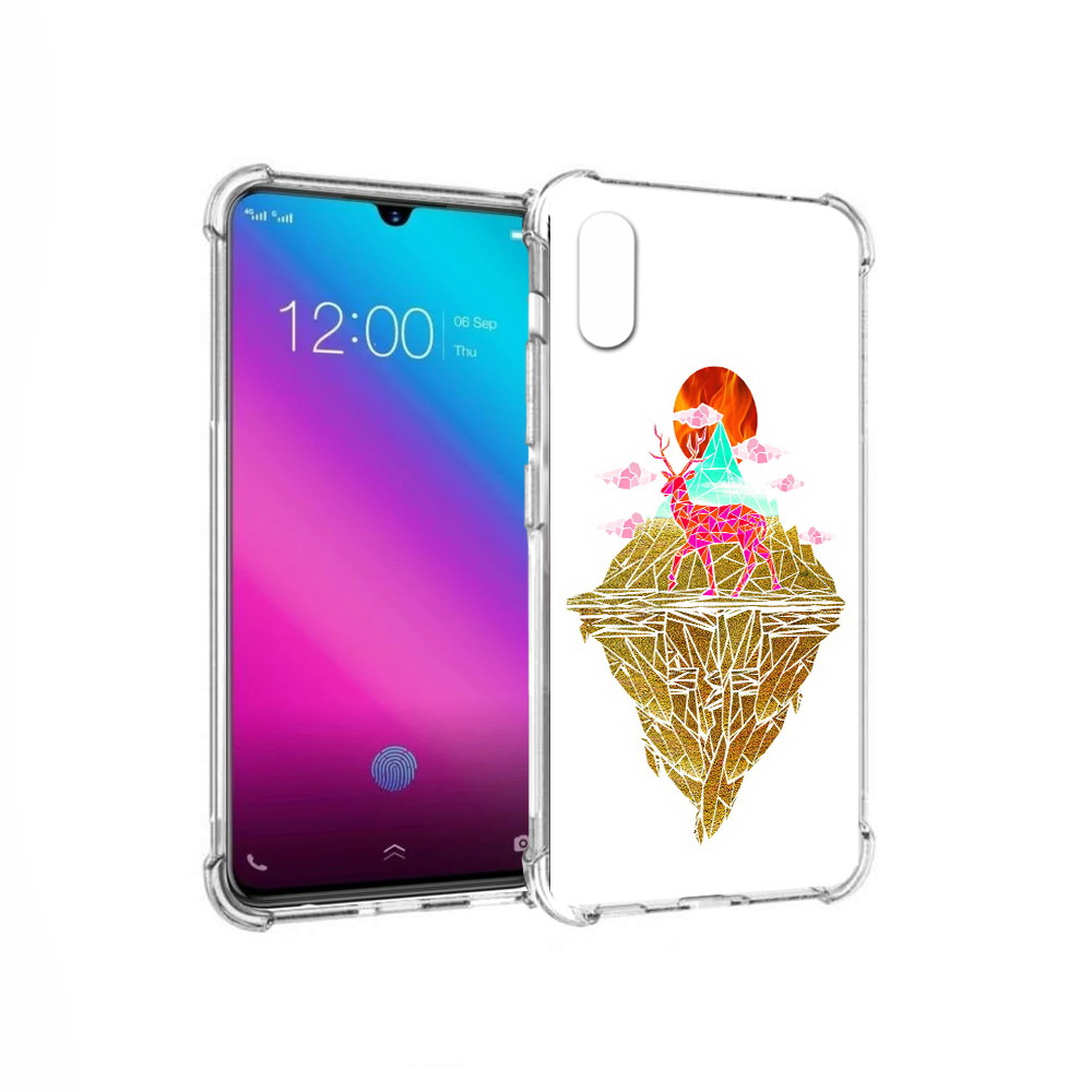

Чехол MyPads Tocco для Vivo V11 розовый олень абстракция (PT117900.427.586), Прозрачный, Tocco