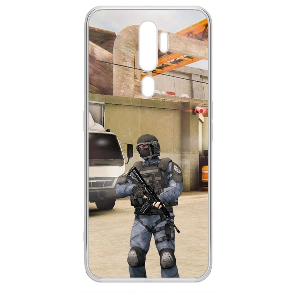 

Чехол-накладка Krutoff Standoff 2 - GIGN для Oppo A5 (2020), Прозрачный
