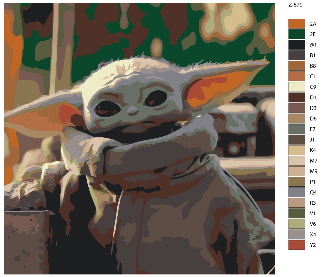 

Картина по номерам BRUSHES-PAINTS Z-579, Грогу