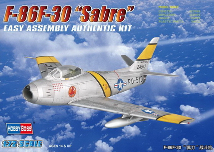 

Сборная модель HobbyBoss 1/72 Самолет F-86F-30“ Sabre” 80258