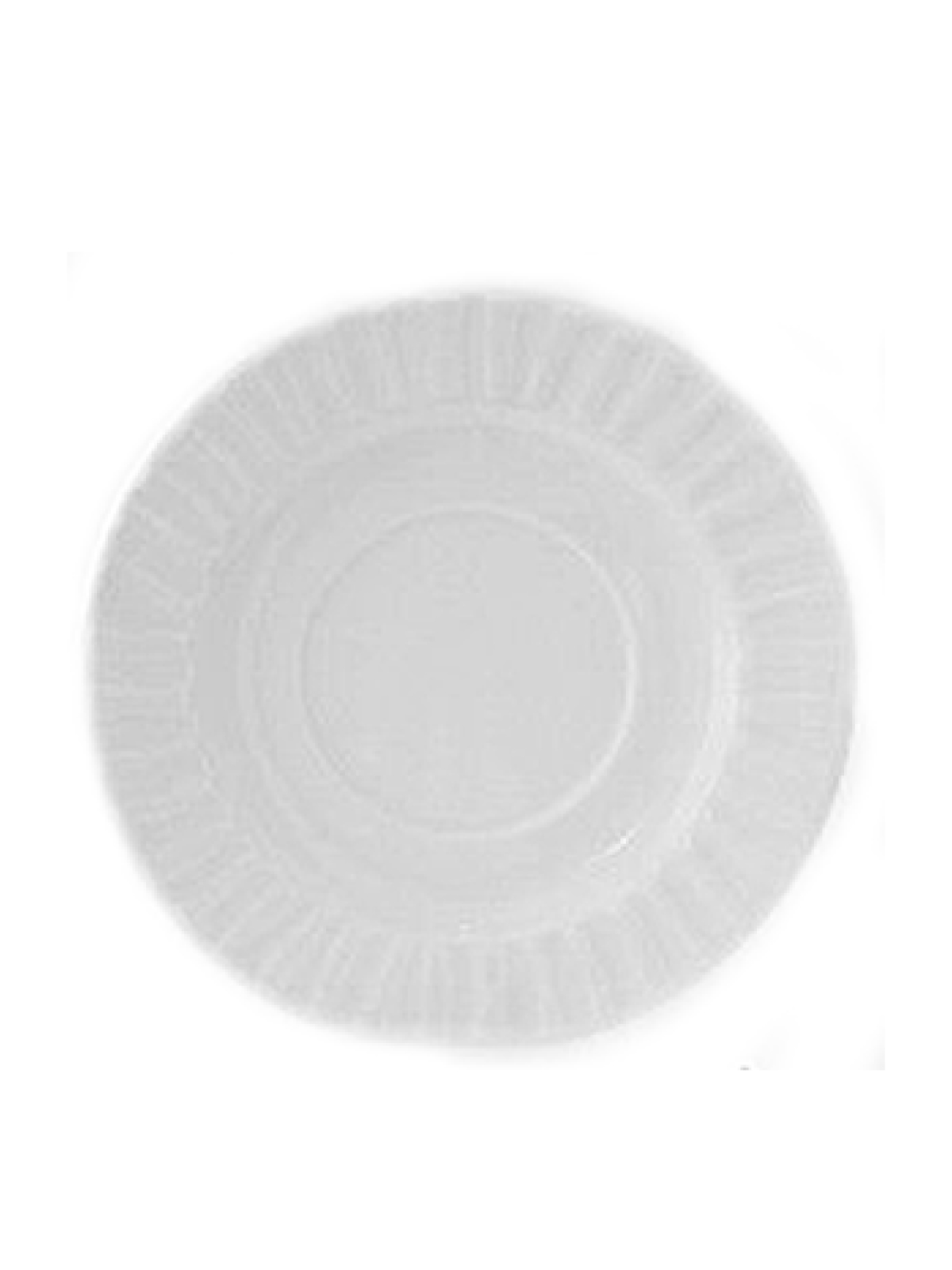 Набор блюдец Lubiana 6 шт Nestor, фарфоровые, 17 см, цвет белый