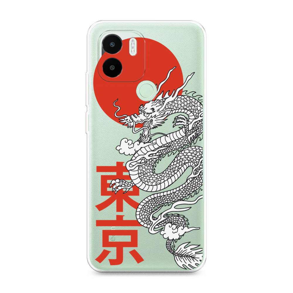 

Чехол на Redmi A1+ "Китайский дракон", Черный;красный;белый, 316750-1