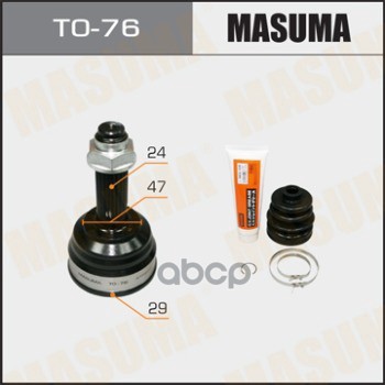 

ШРУС ШРУС 29X47X24 MASUMA TO-76
