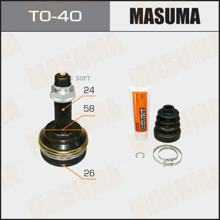 

Шрус Masuma арт. TO-40