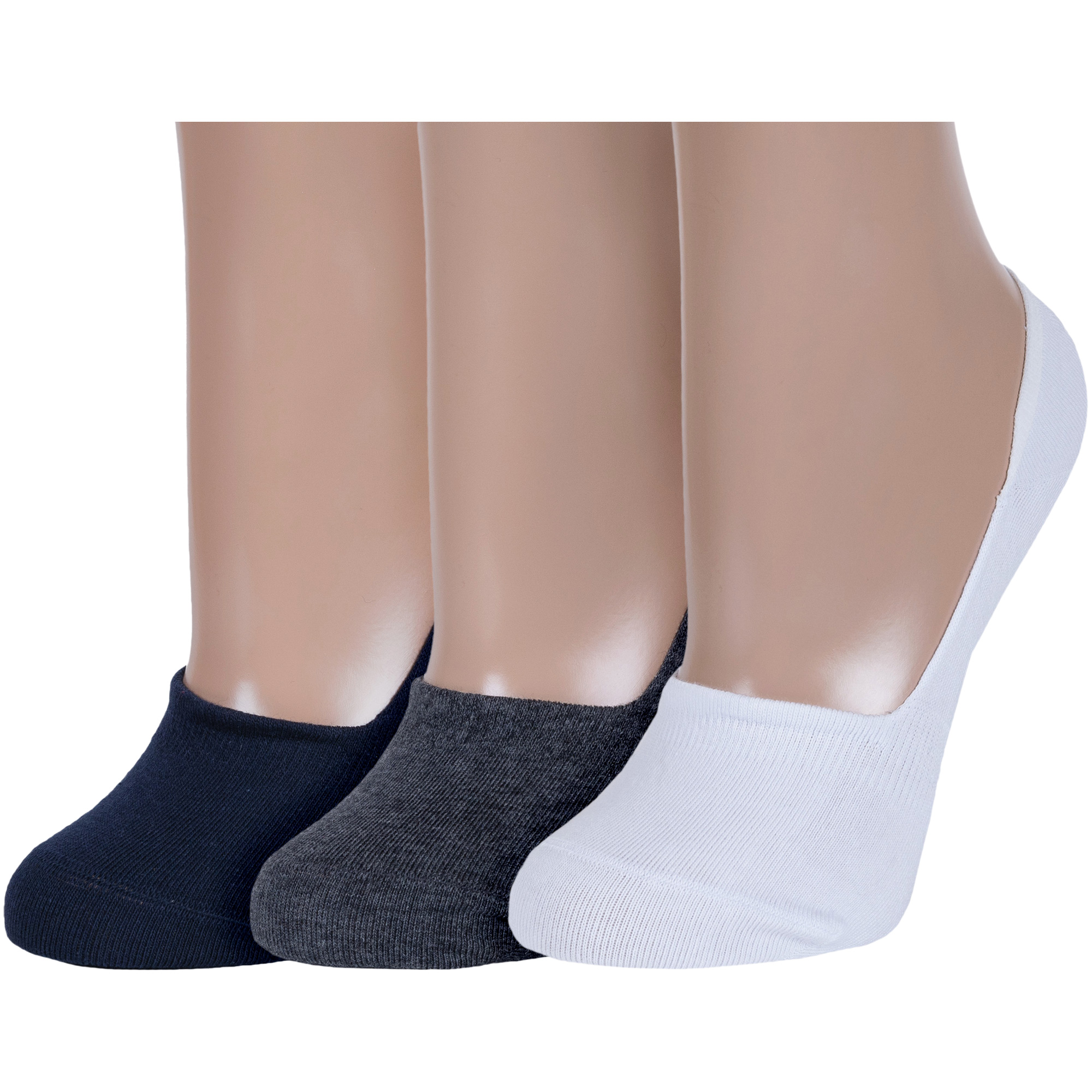 

Комплект следков женских Rusocks 3-Ж-2220 белый; серый; черный 21-23, 3-Ж-2220