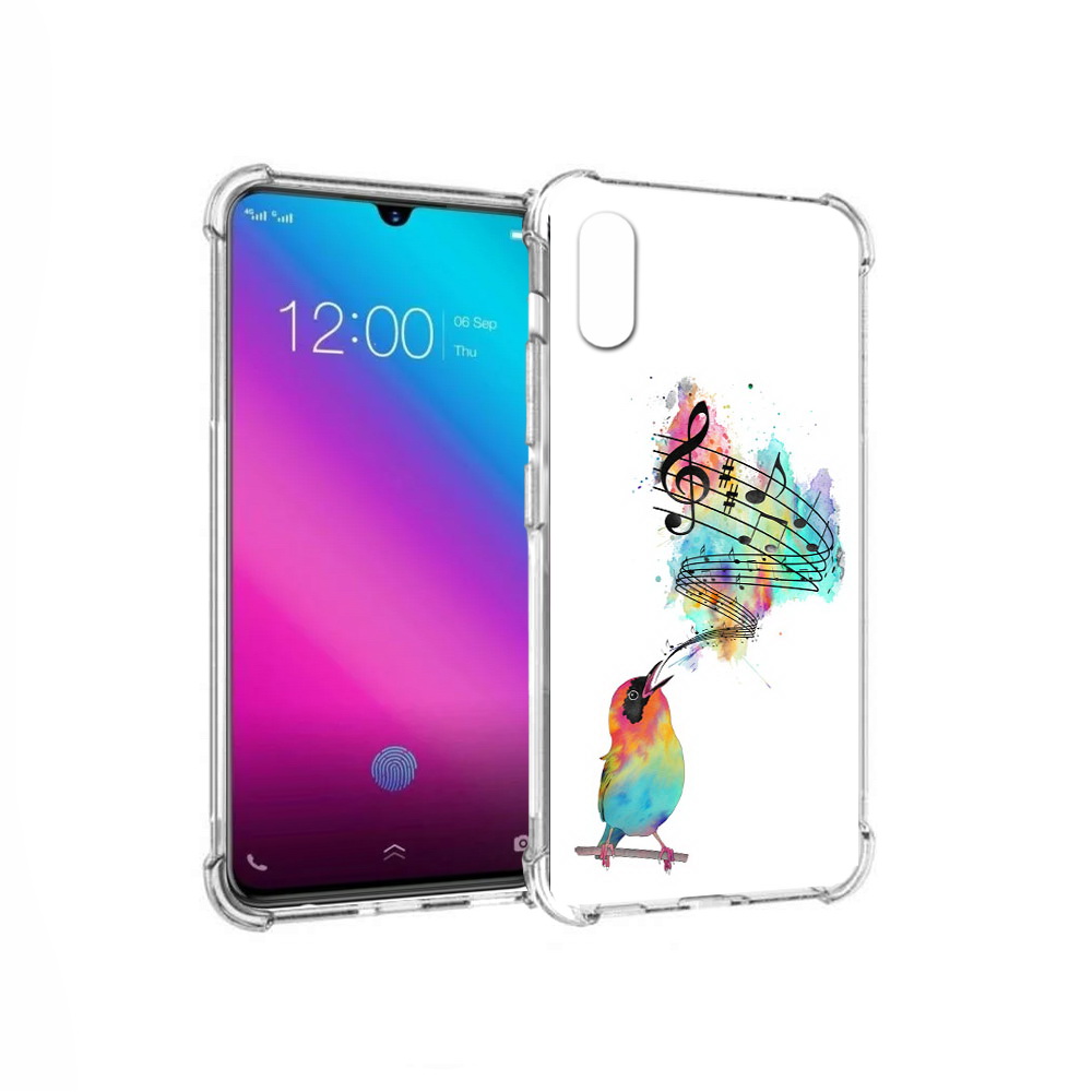

Чехол MyPads Tocco для Vivo V11 певчая птичка (PT117900.427.536), Прозрачный, Tocco