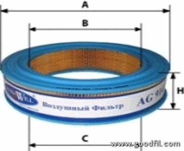 

Фильтр Воздушный Газ Карбюратор (Круглый Фильтр) GOODWILL ag914