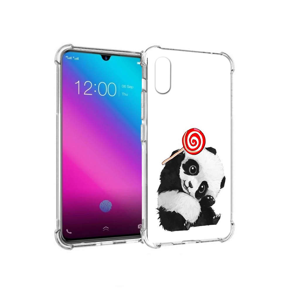 

Чехол MyPads Tocco для Vivo V11 панда с леденцом (PT117900.427.534), Прозрачный, Tocco