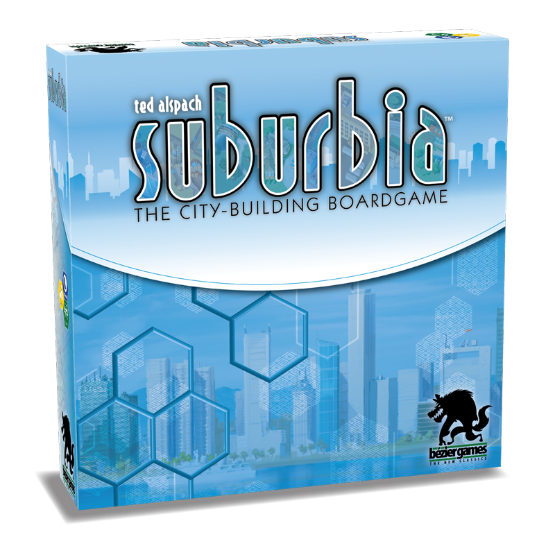 Настольная игра Bezier Games Suburbia 2nd Edition BEZSUB2