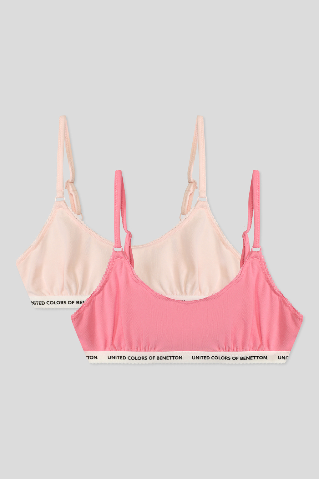 Топ бельевой детский Benetton Undercolors 3MC10R1IN, розовый, 146