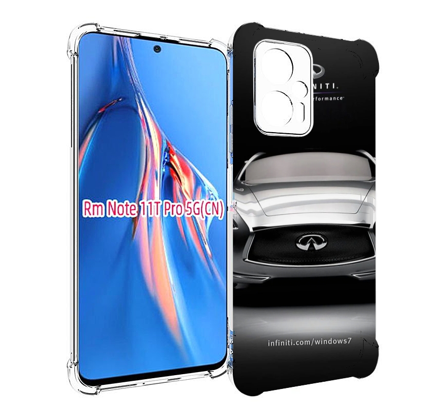 

Чехол MyPads infiniti-инфинити-1 для Xiaomi Redmi Note 11T Pro / 11T Pro Plus / Poco X4..., Прозрачный, Tocco