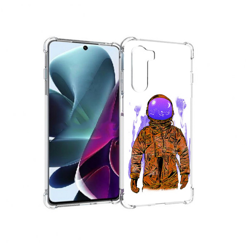 

Чехол MyPads Tocco для Motorola Moto G200 нарисованный мужчина в скафандре, Прозрачный, Tocco