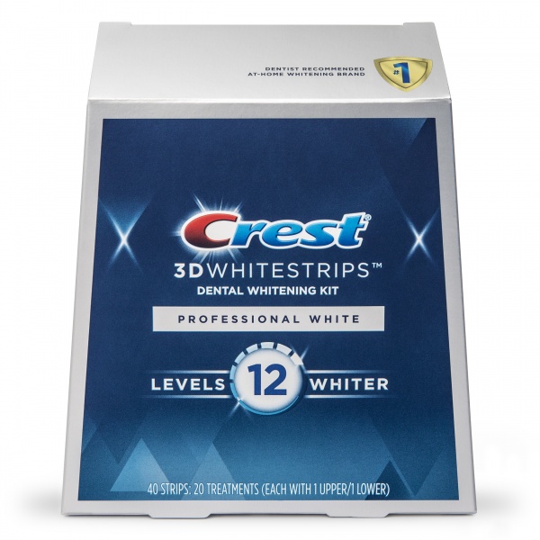 Отбеливающие полоски Crest 3D Whitestrips Professional White 12 Levels Whiter 40 шт