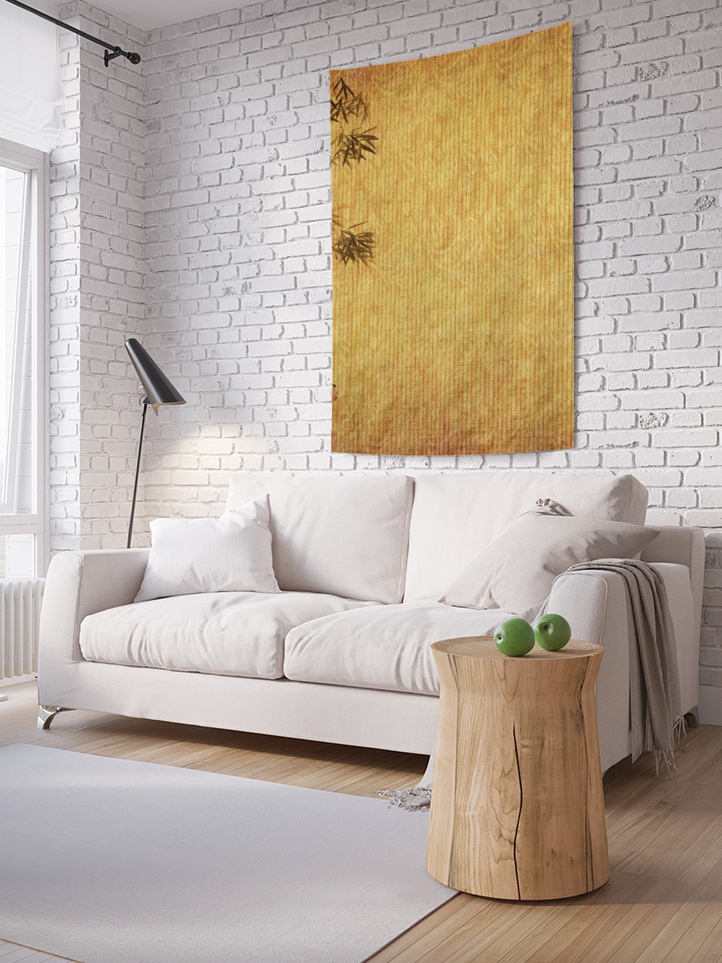 

Вертикальное фотопанно на стену JoyArty Японский бамбук гранж 150x200 см, Японский бамбук гранж