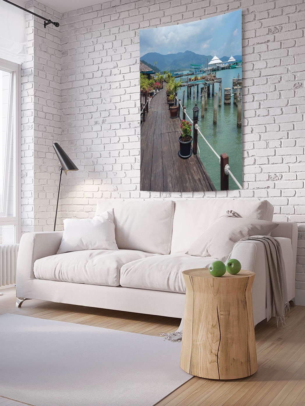 

Вертикальное фотопанно на стену JoyArty Рыбацкая деревня Тайланд 150x200 см, Рыбацкая деревня Тайланд