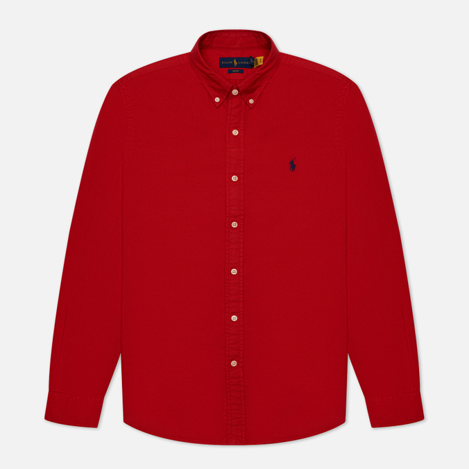 

Рубашка мужская Polo Ralph Lauren 710-804257 красная L, 710-804257