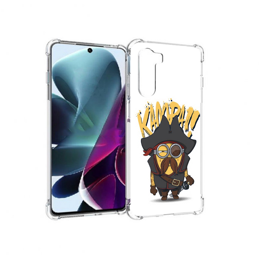 

Чехол MyPads Tocco для Motorola Moto G200 миньон пират (PT227076.355.476), Прозрачный, Tocco