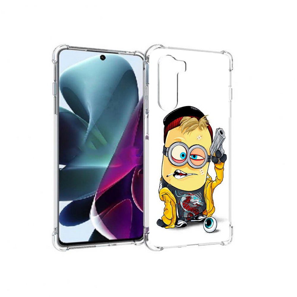 

Чехол MyPads Tocco для Motorola Moto G200 миньон бандит (PT227076.355.475), Прозрачный, Tocco