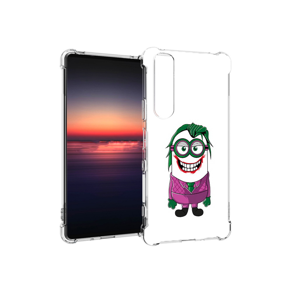 

Чехол MyPads Tocco для Sony Xperia 1 III джокер миньон (PT162368.229.322), Прозрачный, Tocco