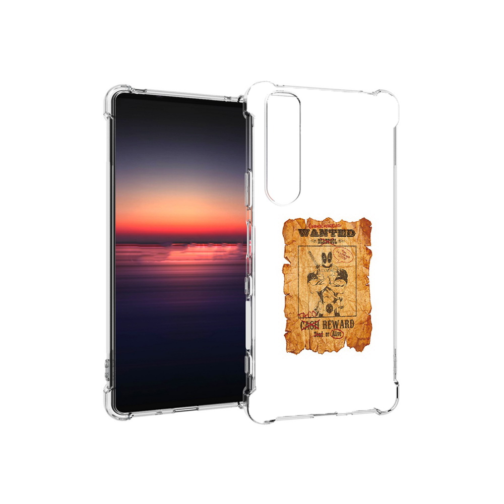 

Чехол MyPads Tocco для Sony Xperia 1 III дедпул (PT162368.229.317), Прозрачный, Tocco