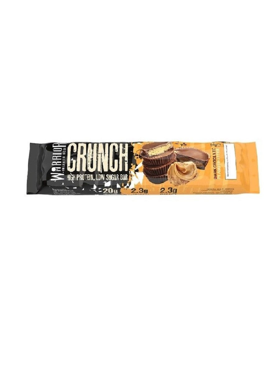 фото Warrior, crunch high protein low sugar bar, 64г (арахисовая паста)