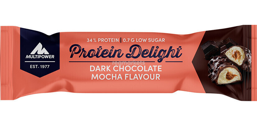 фото Multipower, protein delight bar, 35г (темный шоколад-мокка)