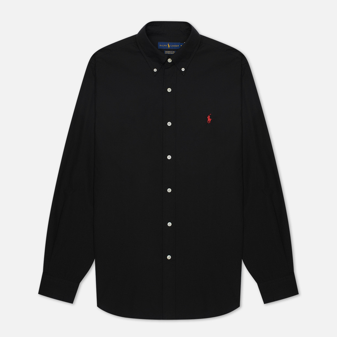 

Рубашка мужская Polo Ralph Lauren 710-792044 черная L, 710-792044