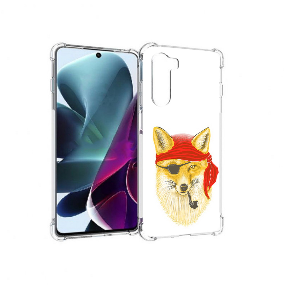 

Чехол MyPads Tocco для Motorola Moto G200 лиса-пират (PT227076.355.440), Прозрачный, Tocco