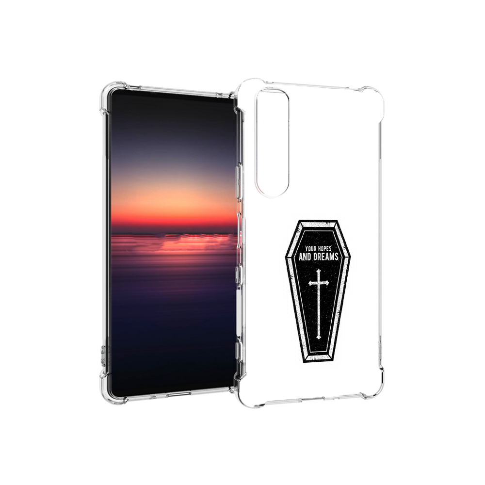 

Чехол MyPads Tocco для Sony Xperia 1 III гроб с мечтами (PT162368.229.299), Прозрачный, Tocco
