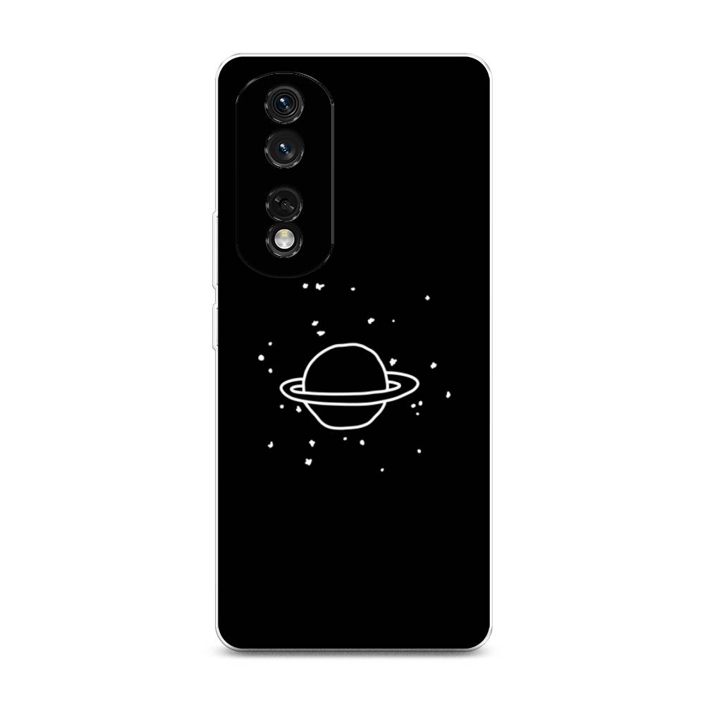 

Чехол Awog на Honor 80 Pro "Дудл Юпитера", Белый;черный, 6120450-4