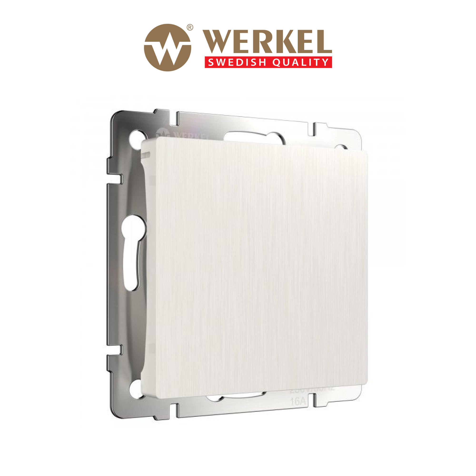 

Заглушка Werkel W1159213, перламутровый рифленый, Белый, Заглушка