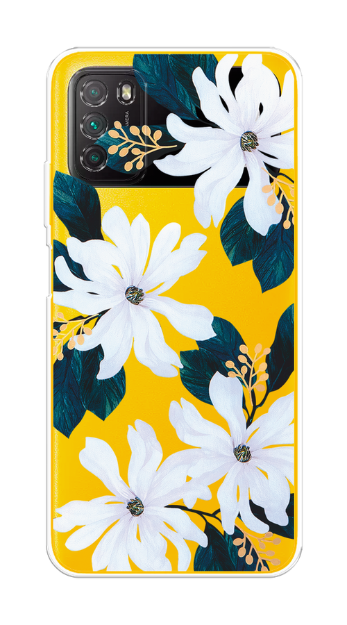

Чехол на Poco M3 "Delilah Flower", Зеленый;белый, 39550-1