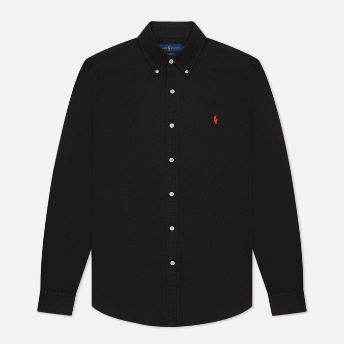 

Рубашка мужская Polo Ralph Lauren 710-772288 черная XL, 710-772288