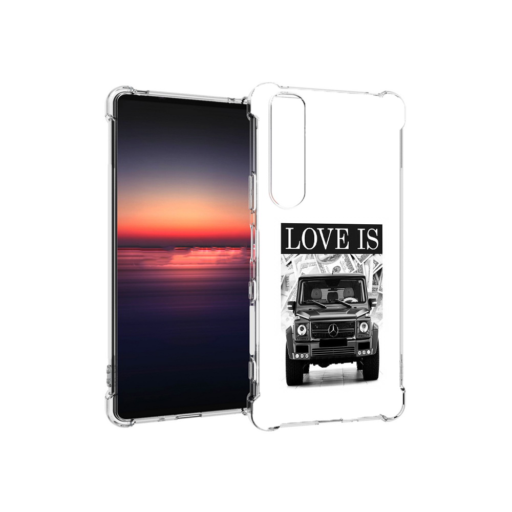 

Чехол MyPads Tocco для Sony Xperia 1 III гелик (PT162368.229.285), Прозрачный, Tocco