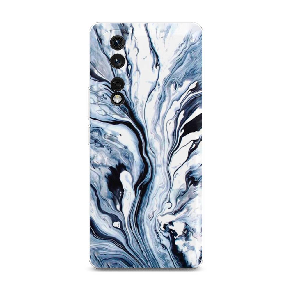 

Чехол Awog на Honor 80 Pro "Голубой минерал мрамор", 6120450-3
