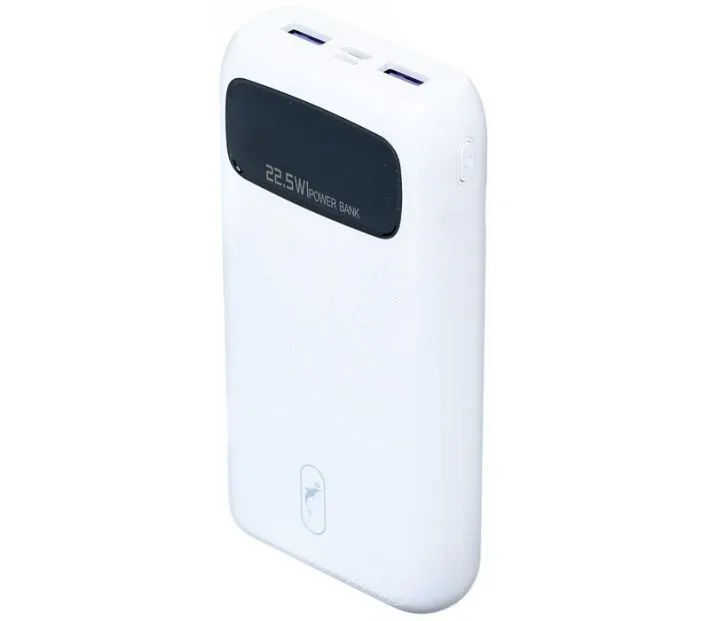 

Портативный аккумулятор SKYDOLPHIN SP34 20000 mAh SCP 22.5W Micro/Type-C (белый)