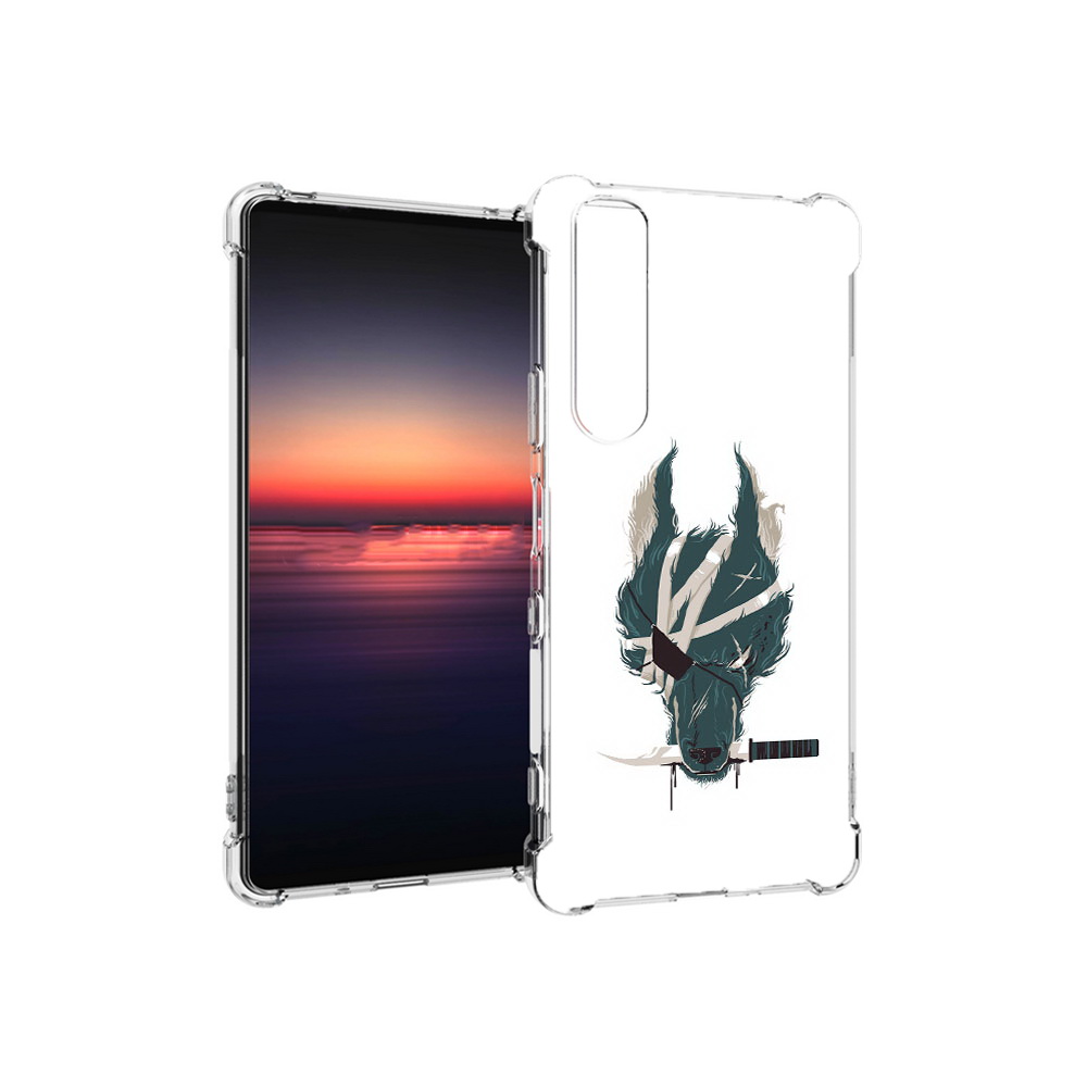 

Чехол MyPads Tocco для Sony Xperia 1 III волк-разбойник (PT162368.229.271), Прозрачный, Tocco