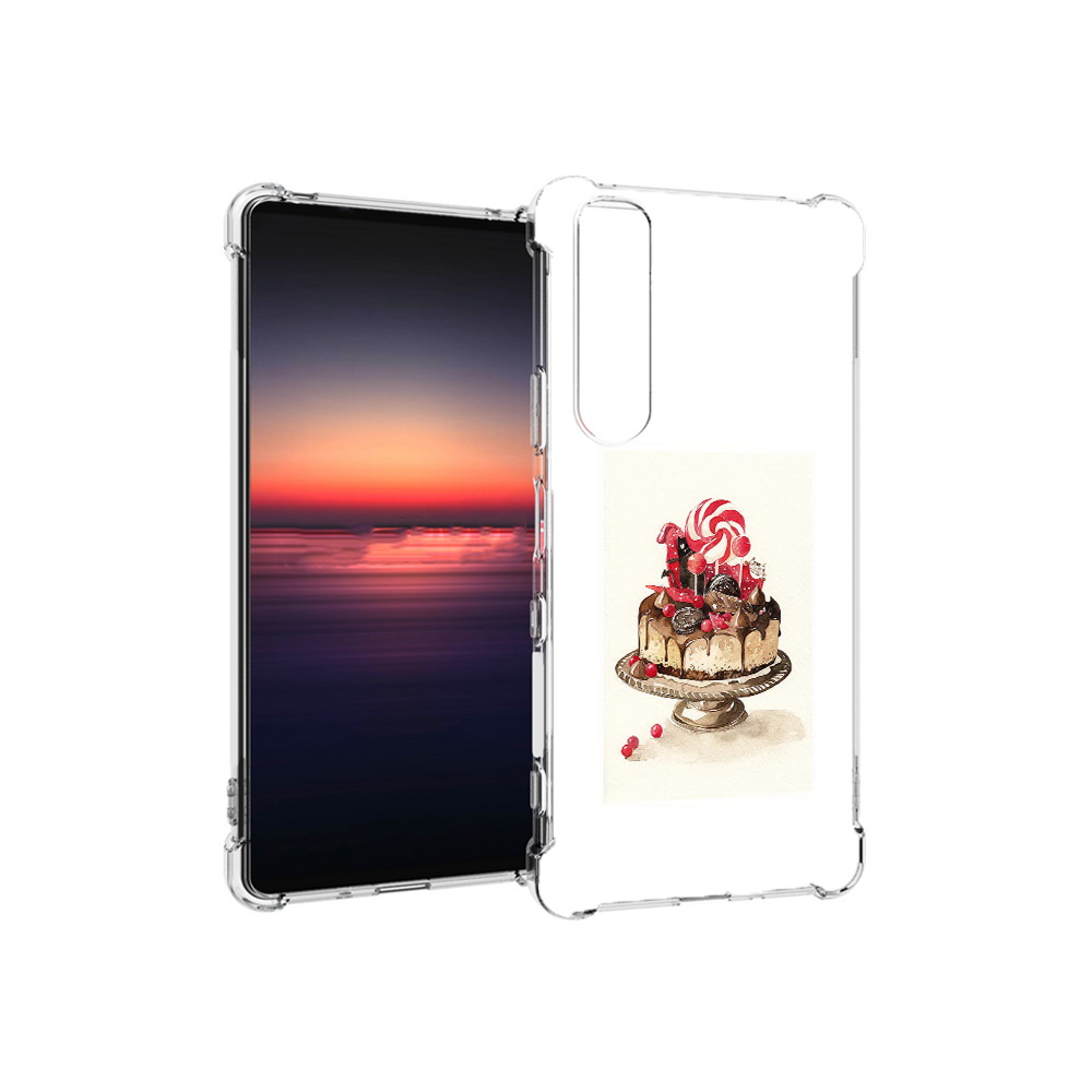 

Чехол MyPads Tocco для Sony Xperia 1 III вкусный торт (PT162368.229.262), Прозрачный, Tocco