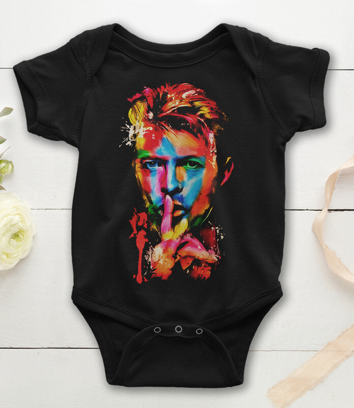 

Боди детское WILD CHILD Дэвид Боуи / David Bowie, цв.черный р.74, Дэвид Боуи / David Bowie