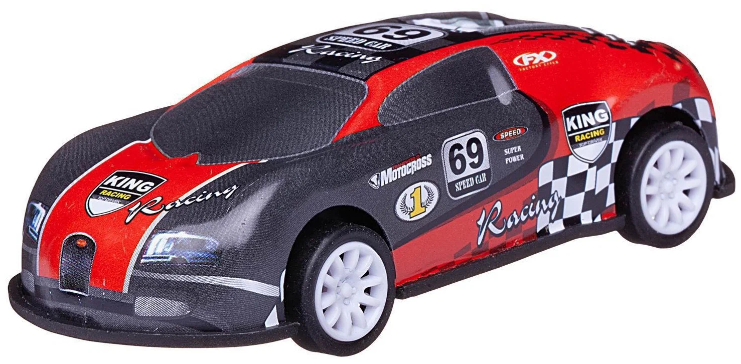 Спорт - инерционная машина 1000toys из металла, красный