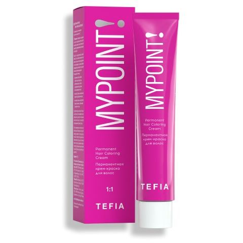 фото Краска для волос tefia mypoint! permanent hair coloring cream 10.1