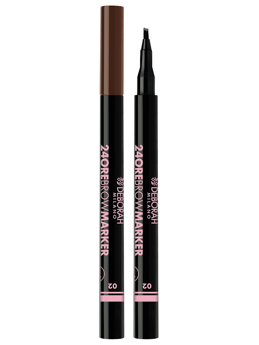 Лайнер для бровей Deborah Milano 24Ore Brow Marker тон 02 cветло-коричневый лайнер для бровей deborah milano 24ore brow marker тон 01 блонд