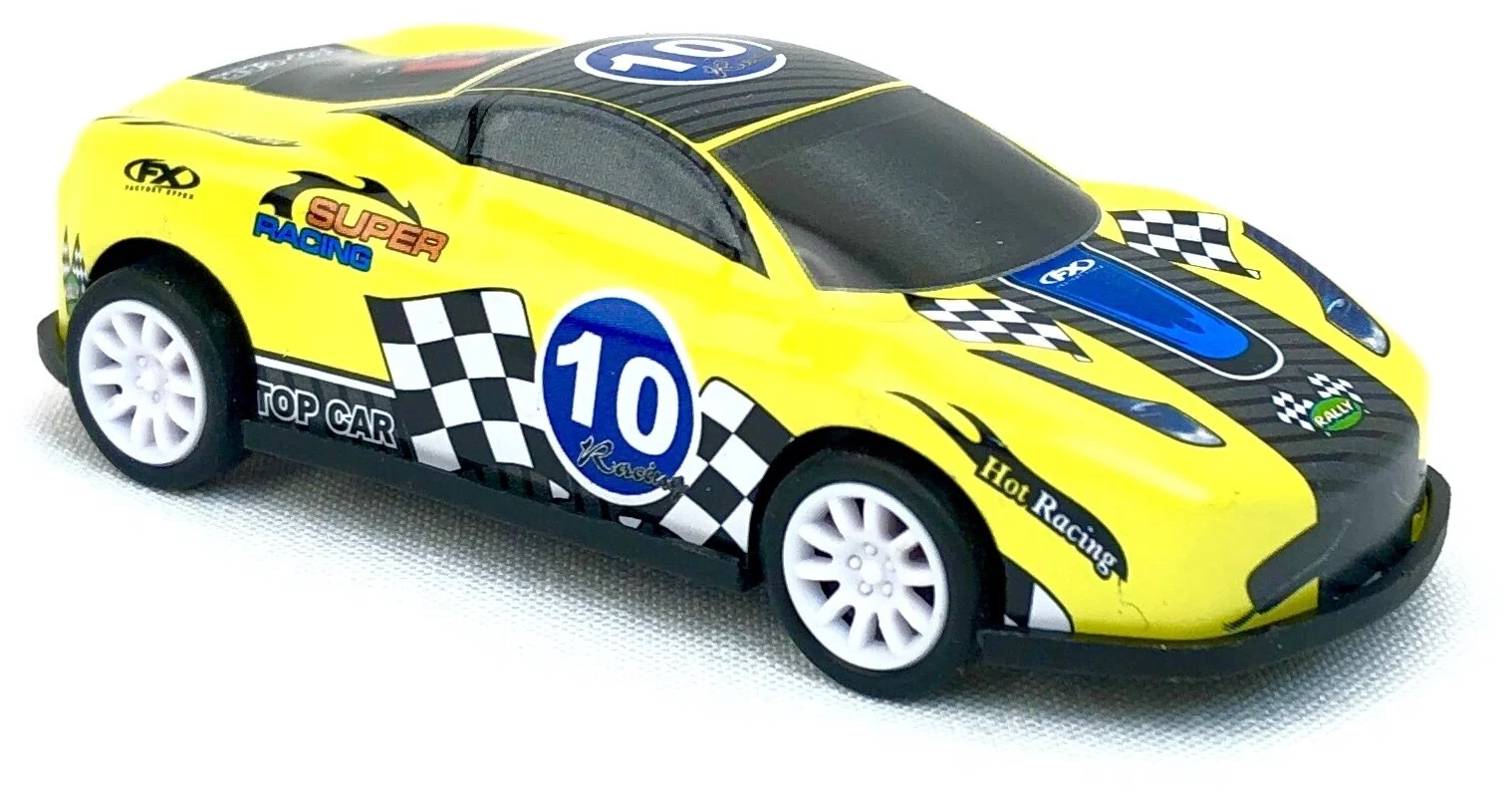 Спорт - инерционная машина 1000toys из металла, желтый