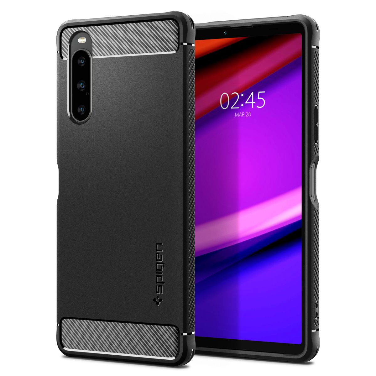 

Чехол Spigen для Sony Xperia 10 V - Rugged Armor - Черный - ACS06202, Rugged Armor